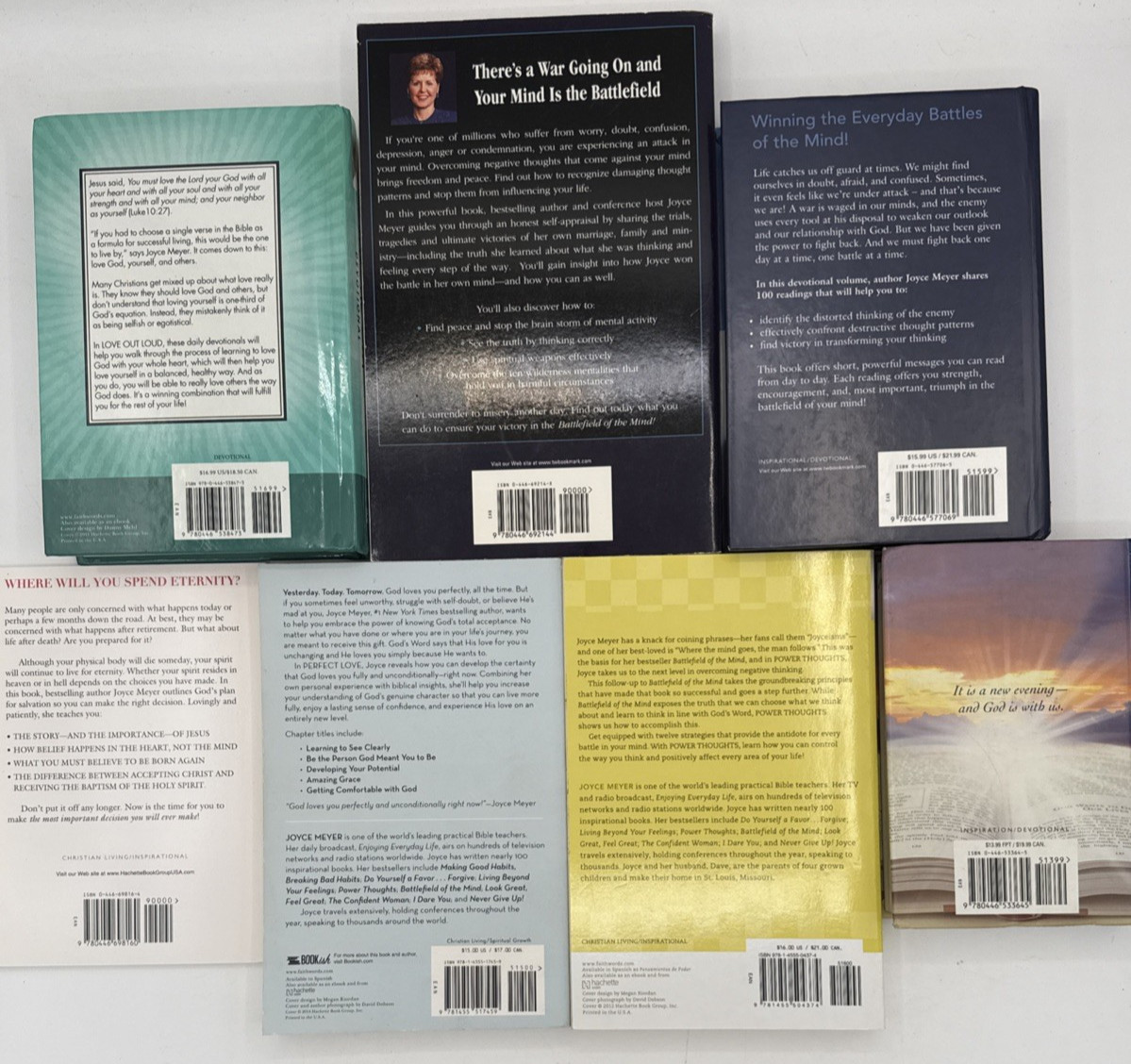 19 Books by Joyce Meyer, 14 Hardcover & 5 Paperback, B142