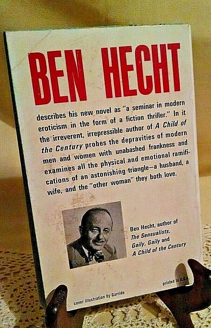 SENSUALISTS BY BEN HECHT DELL 7736 1ST MAY 1964 HUSBAND WIFE OTHER WOMAN PB.