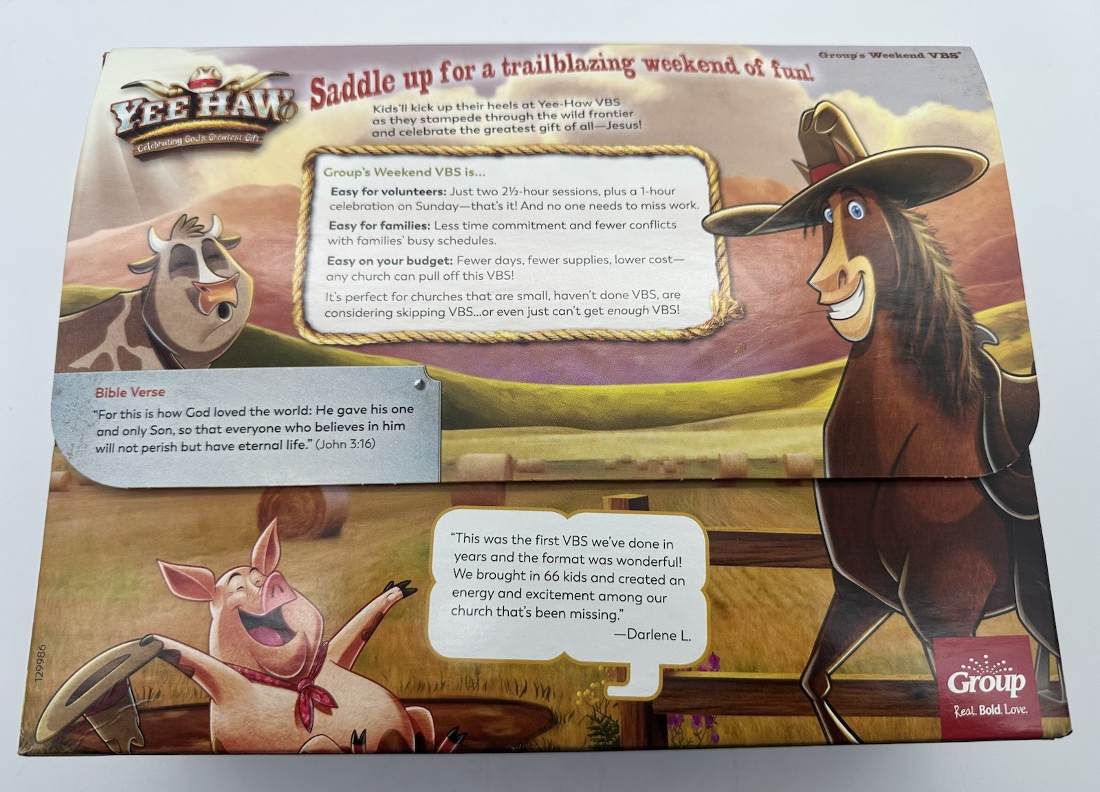Yee Haw Celebrating God’s Greatest Gift – Group’s Weekend VBS 2019 Kit