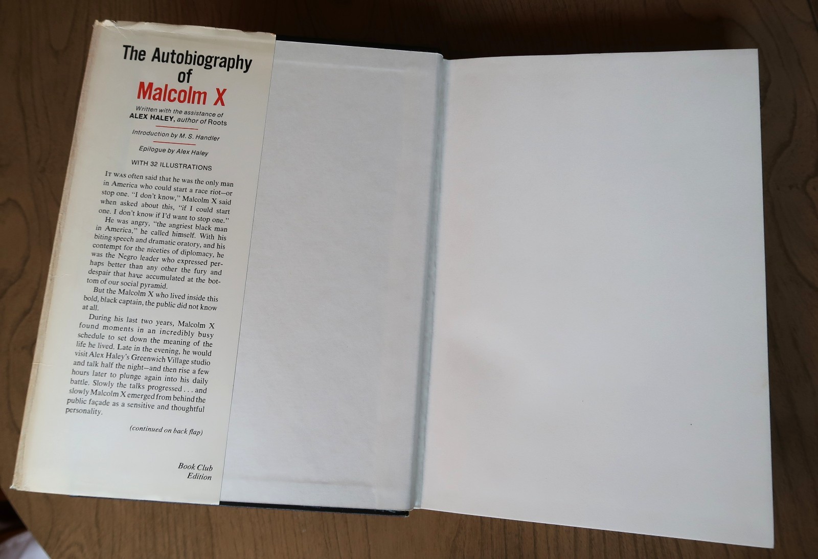 The Autobiography of Malcolm X (As told to Alex Haley) HC/DJ 1965 BCE