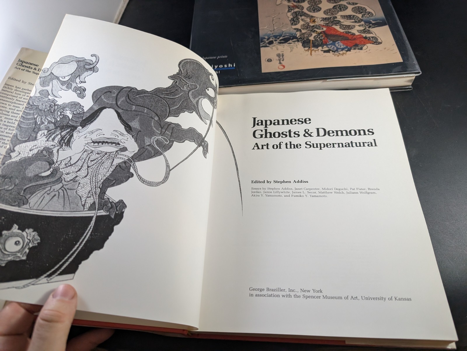 x2 Art Book Lot Heroes & Ghosts Japanese Prints by Kuniyoshi Ghosts & Demons LS