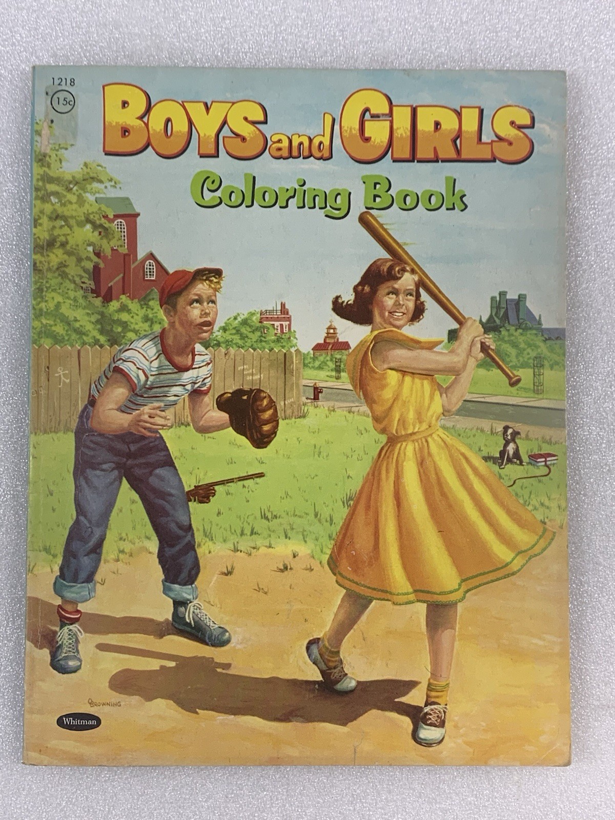 Lot Of 7 Vtg Coloring Books 1958 Boys and Girls #1218 Irma Wilde HICKOK Heidi