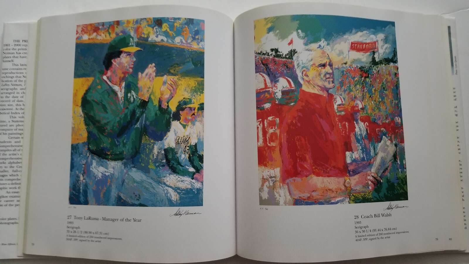 Prints of LeRoy Neiman Catalogue raisonné of serigraphs & etchings 1991-2000