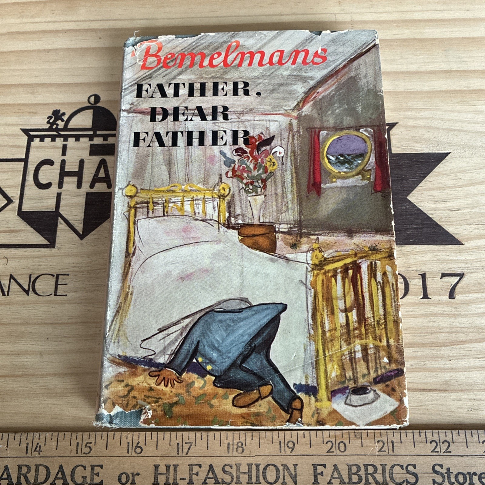 Signed Book Ludwig Bemelmans Father Dear Father Illustrated Vintage Humor Books