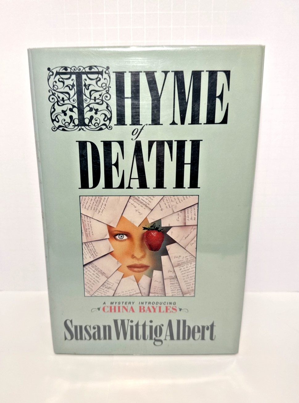 SIGNED 1st Edition HCDJ | Thyme of Death by Susan Wittig Albert