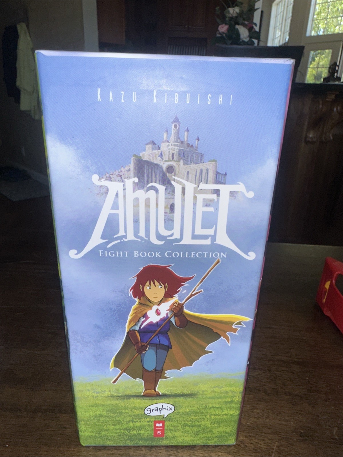 Amulet #1-8 Box Set by Kazu Kibuishi (2018, Trade Paperback / Trade Paperback)