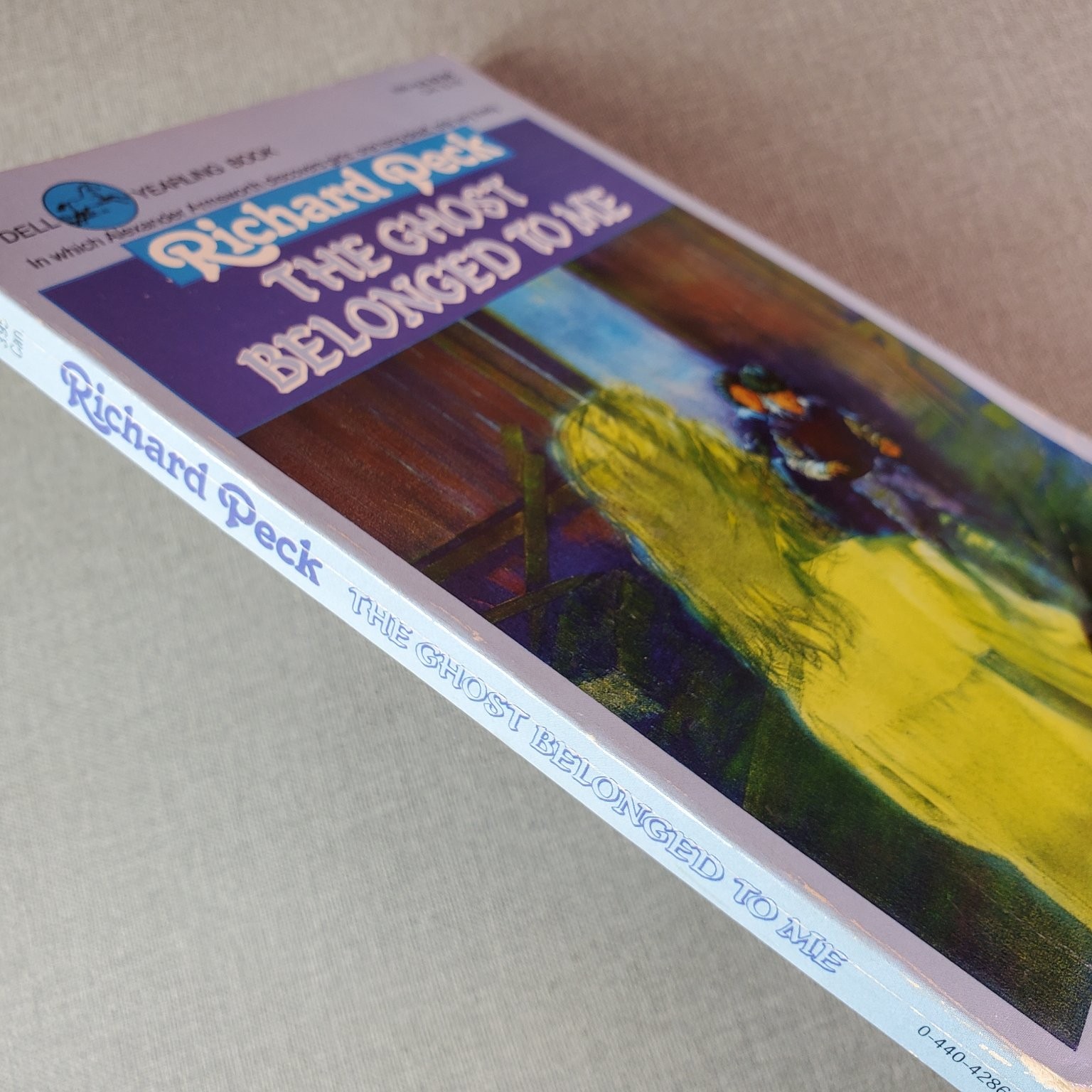 The Ghost Belonged to Me Richard Peck 1987 Reprint Dell Yearling Book
