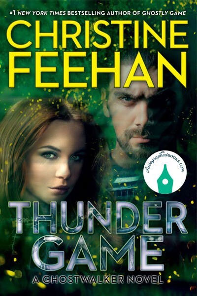 AUTOGRAPHED SIGNED Thunder Game by Christine Feehan (2025, Hardcover)