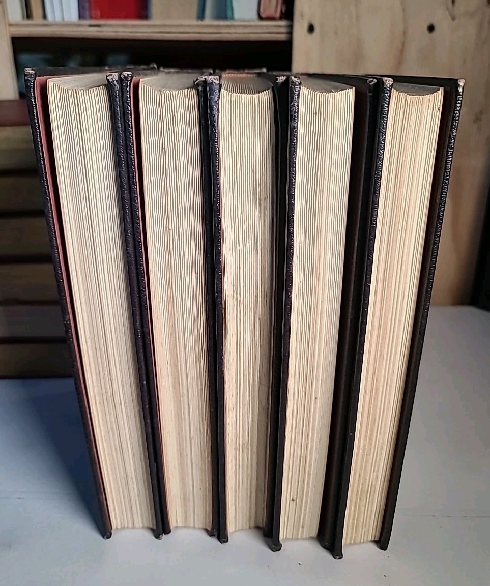 Lands and Peoples The World in Color Set of 5 Hardcover Volumes Grolier