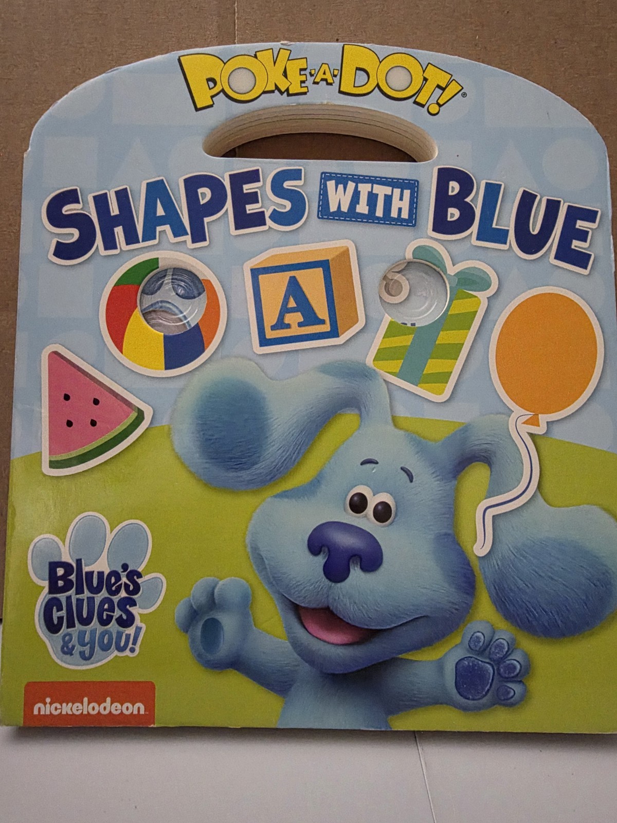 Poke A Dot Shapes With Blue Book 7.25″x8.25″x.75″ New Melissa and Doug