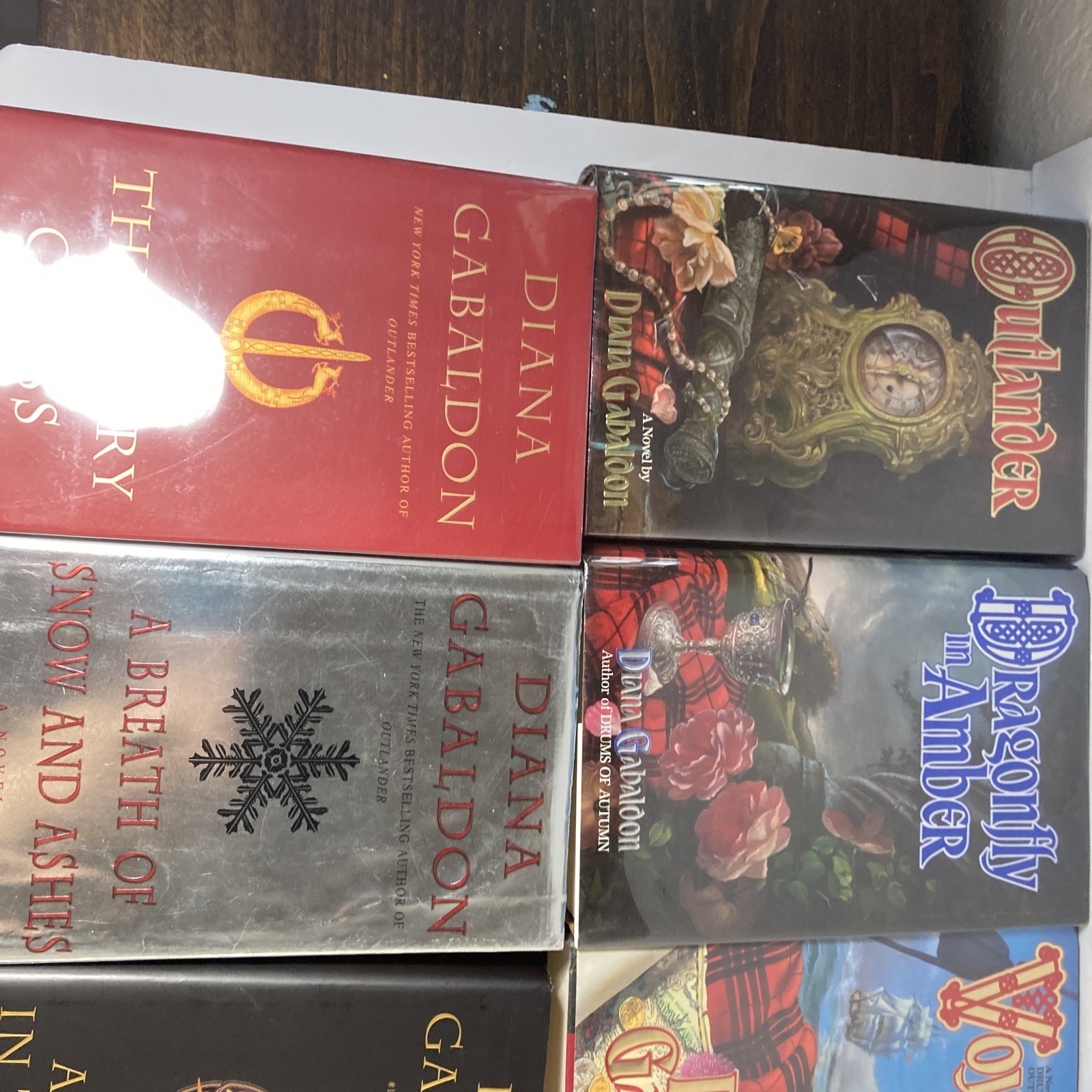 A Diana Gabaldon Hardcover Outlander Series Seven Book Set Books 1-7 SIGNED READ