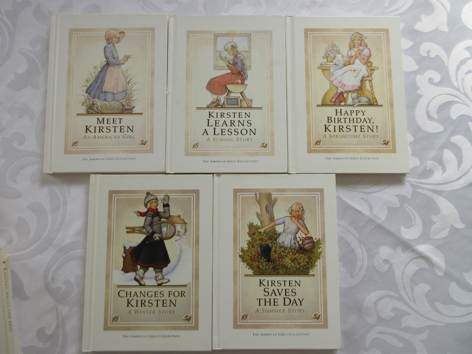 AG Pleasant Company Kirsten Hardcover BOOK Set -5, 1st PRINTING, 1ST ED. 1986