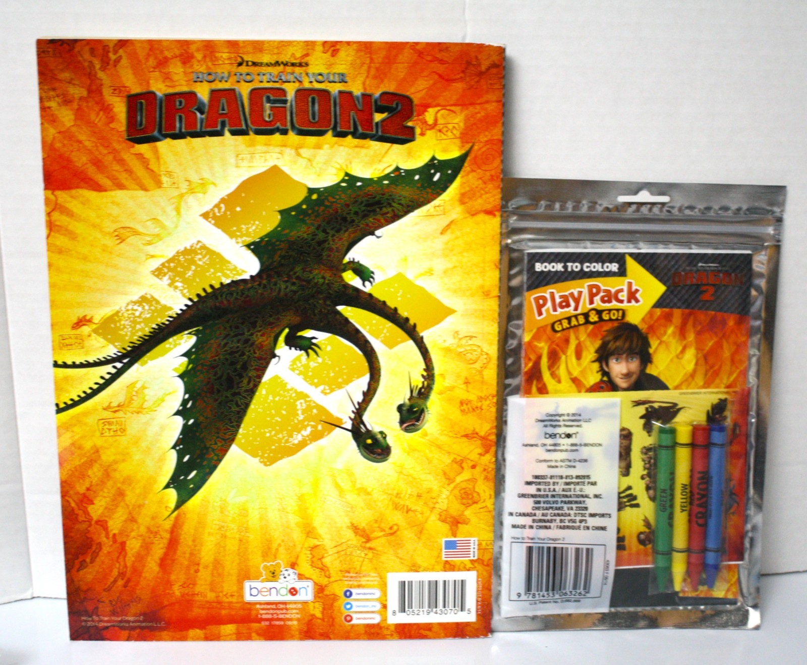 How to Train Your DRAGON 2 Jumbo Coloring & Activity Book New 2014 + Grab & Go