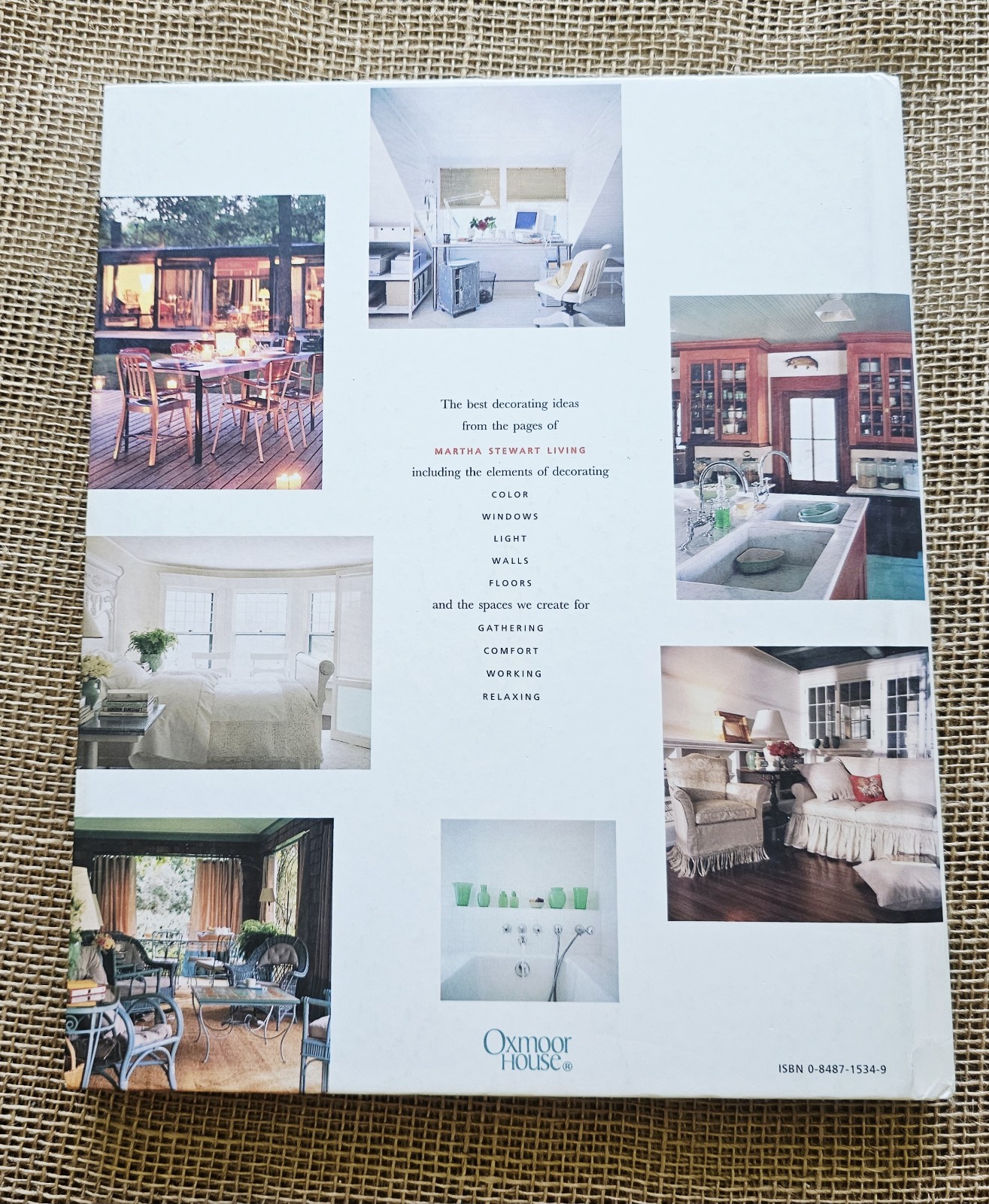 1996 The Best Of Martha Stewart Living How To Decorate HB Book 11.5″x9.25″
