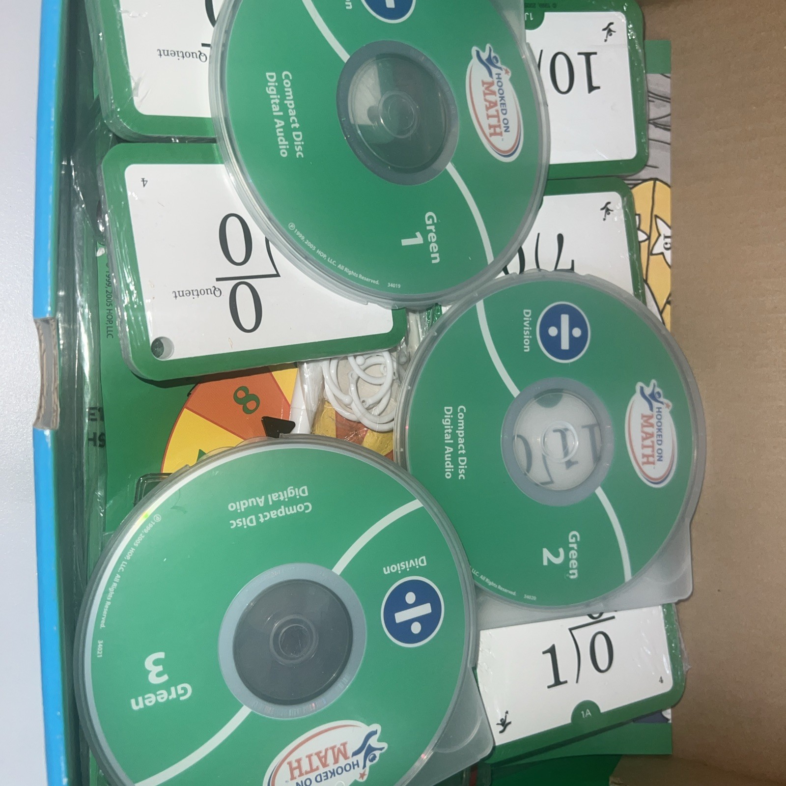 Hooked on Math: Division 2005 HOP LLC CD Software Program w/Materials COMPLETE!