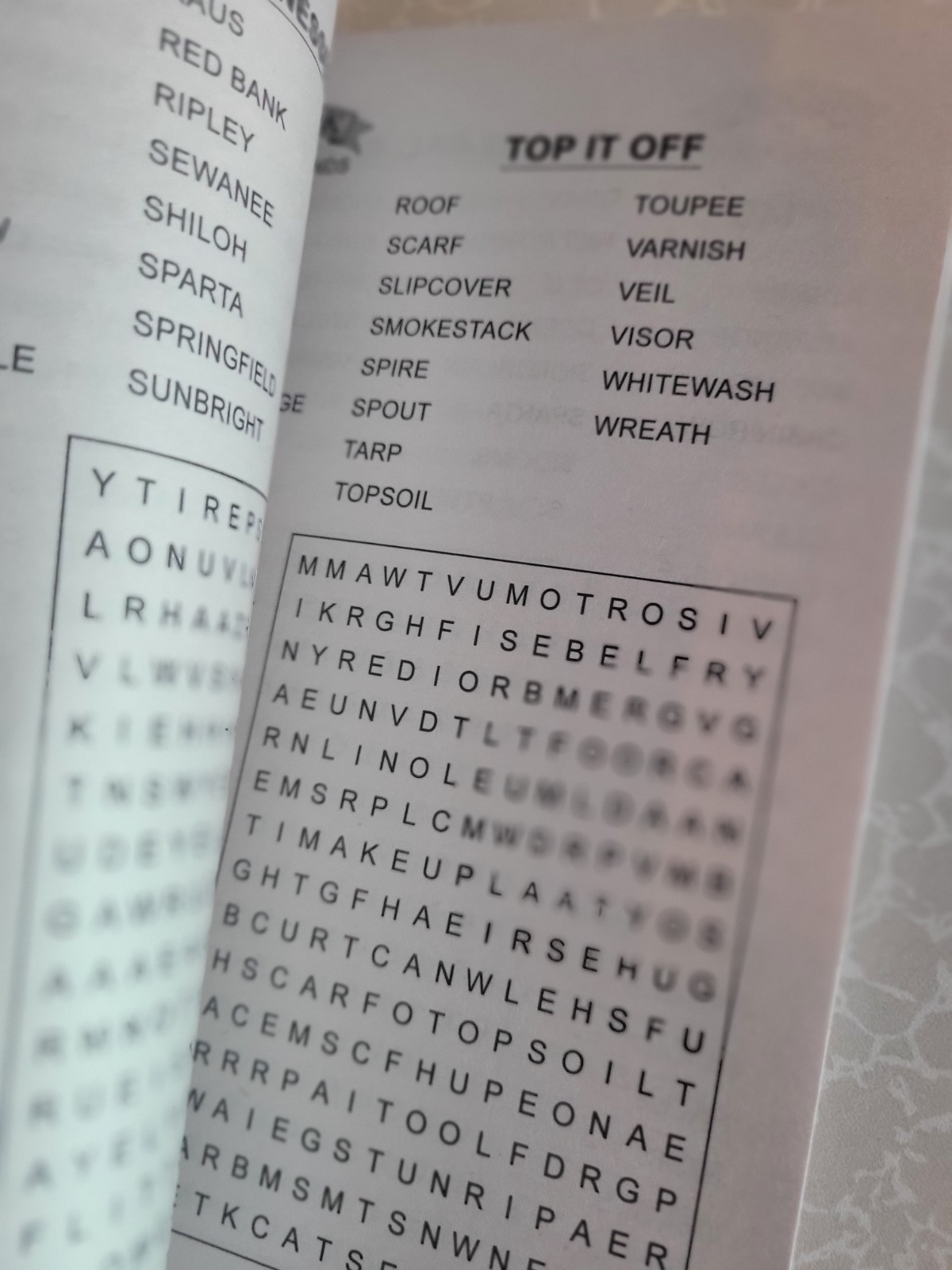Kappa Word Seek Puzzles- Lot of 2-Extra Large & Blue Ribbon-For The Whole Family