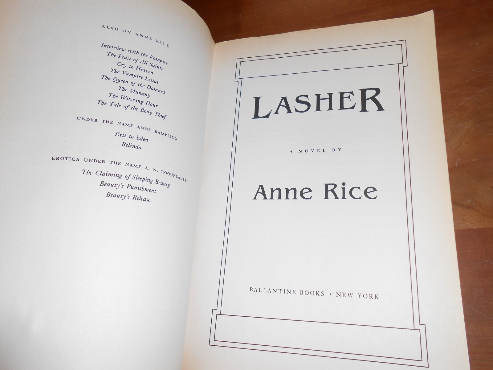 ANNE RICE Mixed Set of 3 Mayfair Witches Trilogy – 2TPB HC/DJ GC