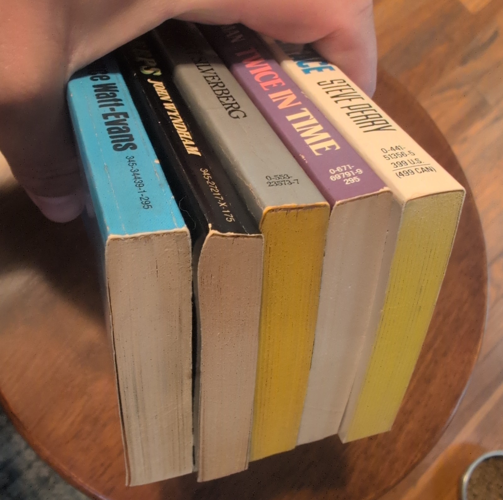 Bargain Book Lot 5 Sci-Fi Paperbacks for $20 Vintage Good Condition