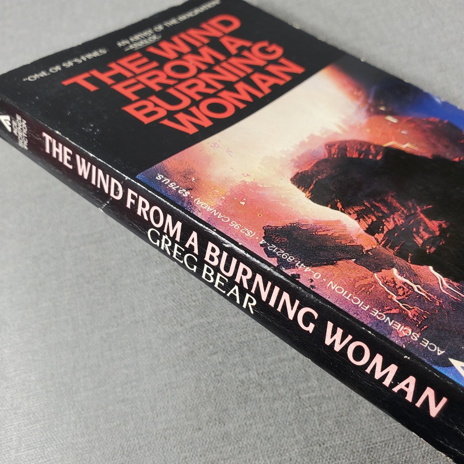 The Wind From a Burning Woman Greg Bear 1984 Ace Science Fiction Paperback