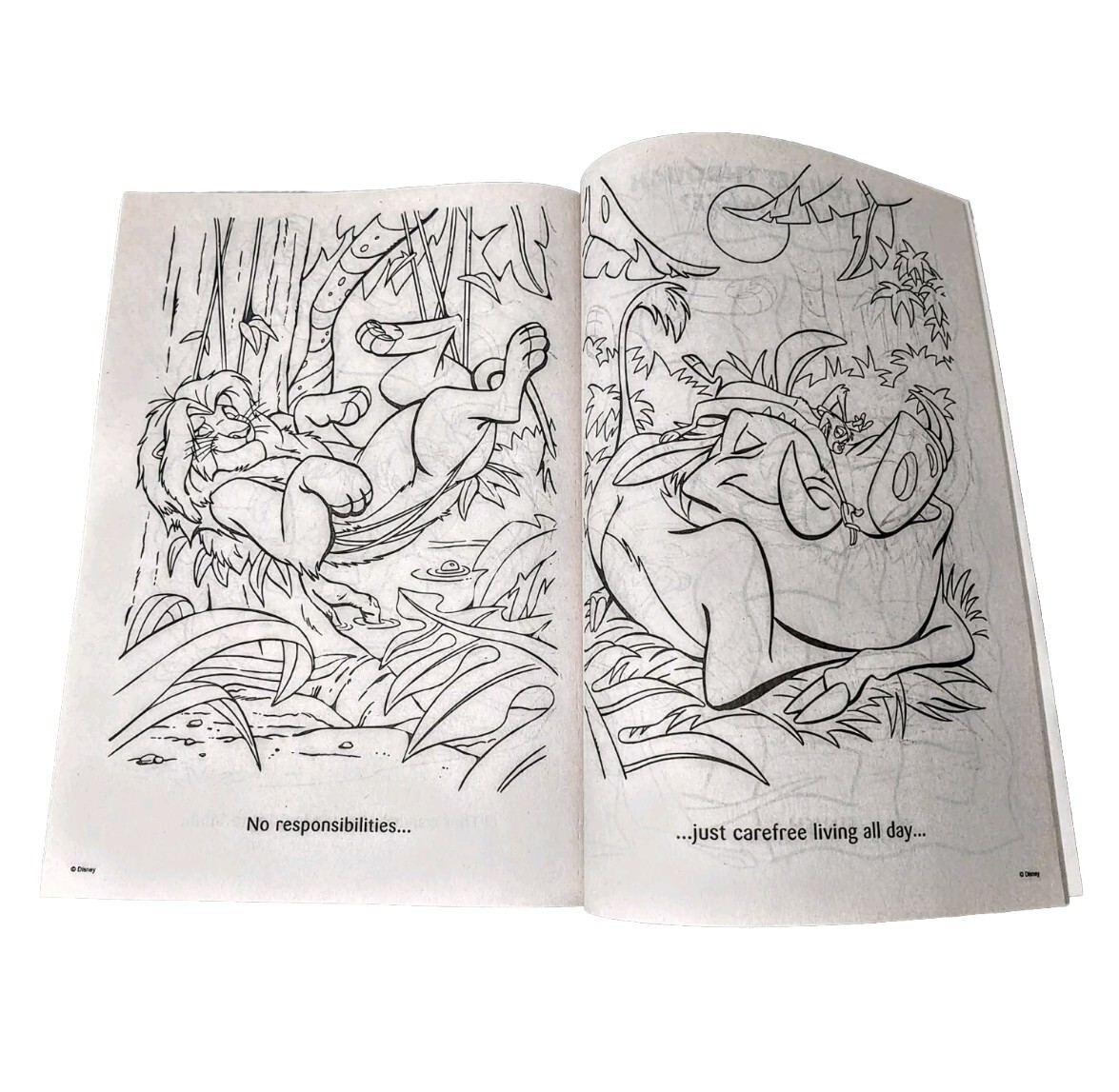 Disney The Lion King Kids Coloring Book Simba Timon Pumba Animal Bendon