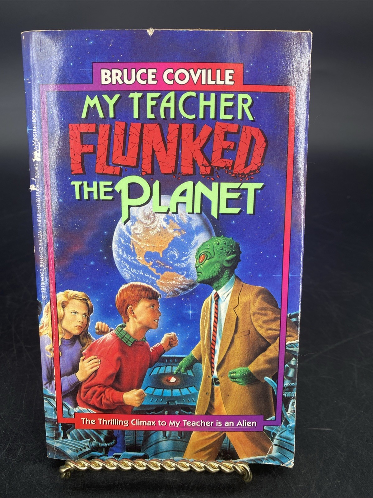 Bruce Coville My Teacher is an Alien Book Lot Of 4 Mixed Set
