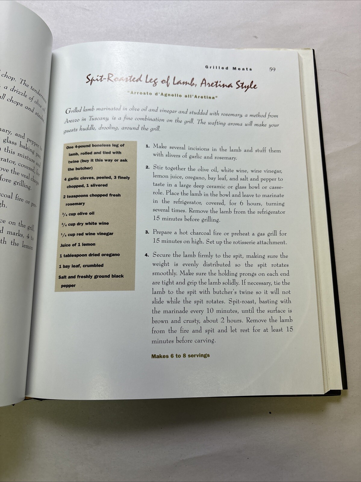 Grill Italian : 100 Classic Recipes Alla Griglia by Clifford A. Wright (1996,…