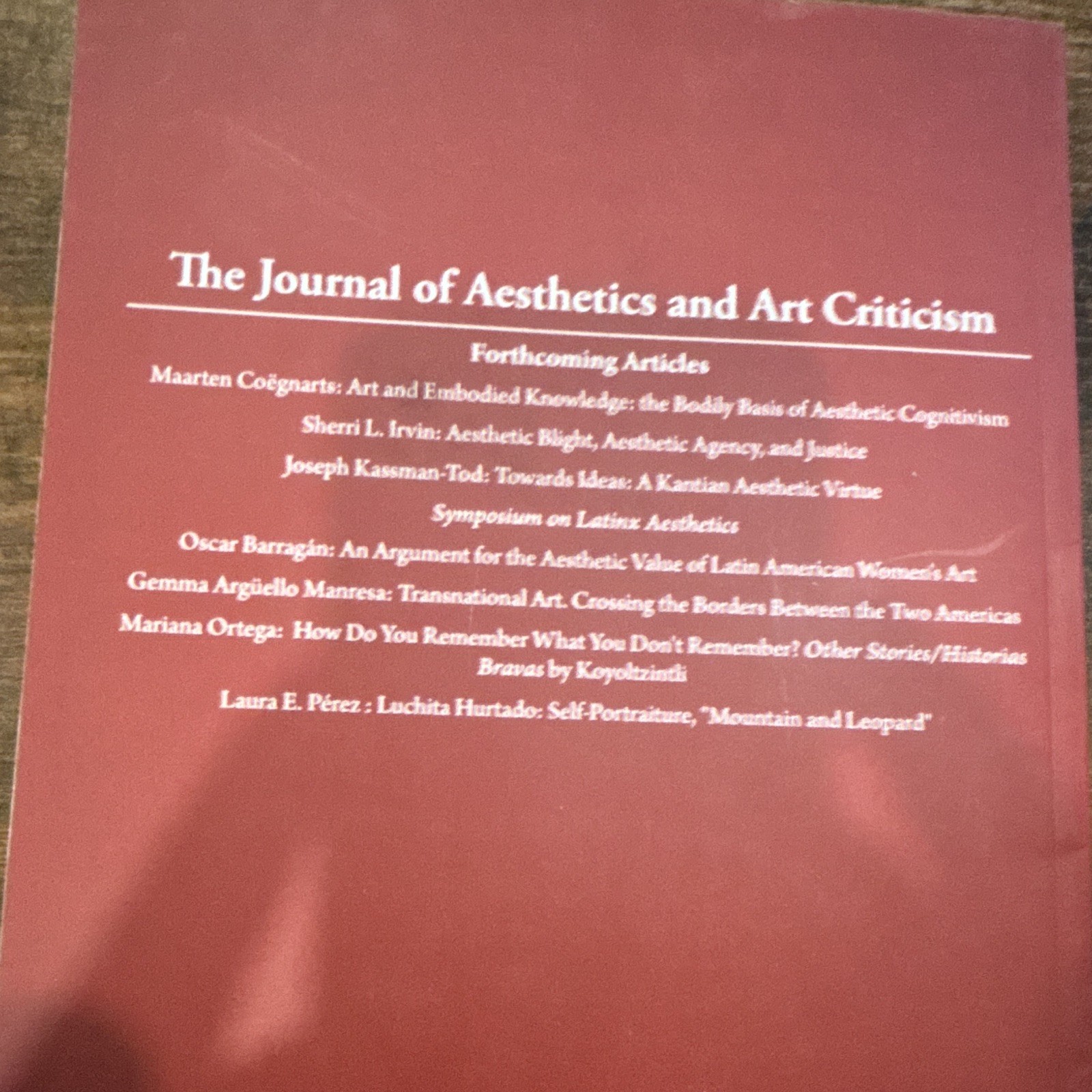 Oxford The Journal of Aesthetics & Art Criticism Vol 83 No 2 Spring 2025 PB