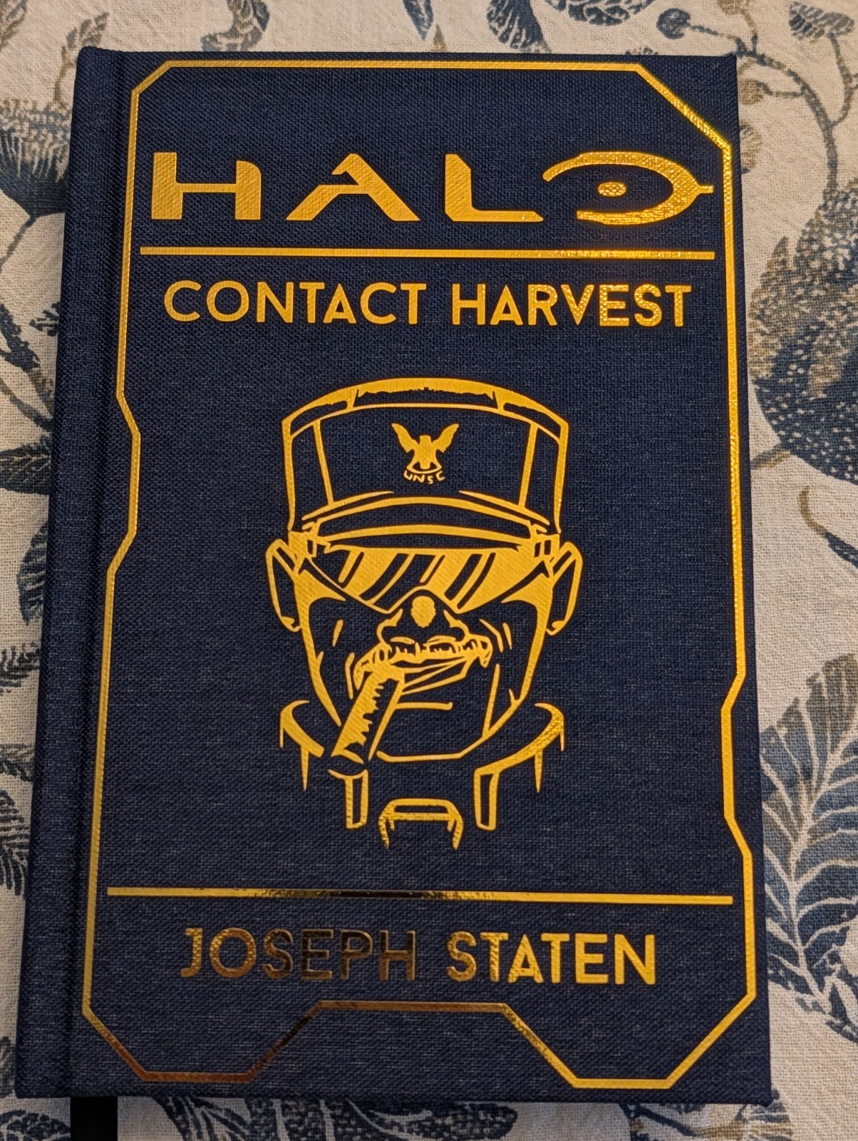 Halo Contact Harvest By Eric Rylund Custom Rebound Hardcover Collector’s Book