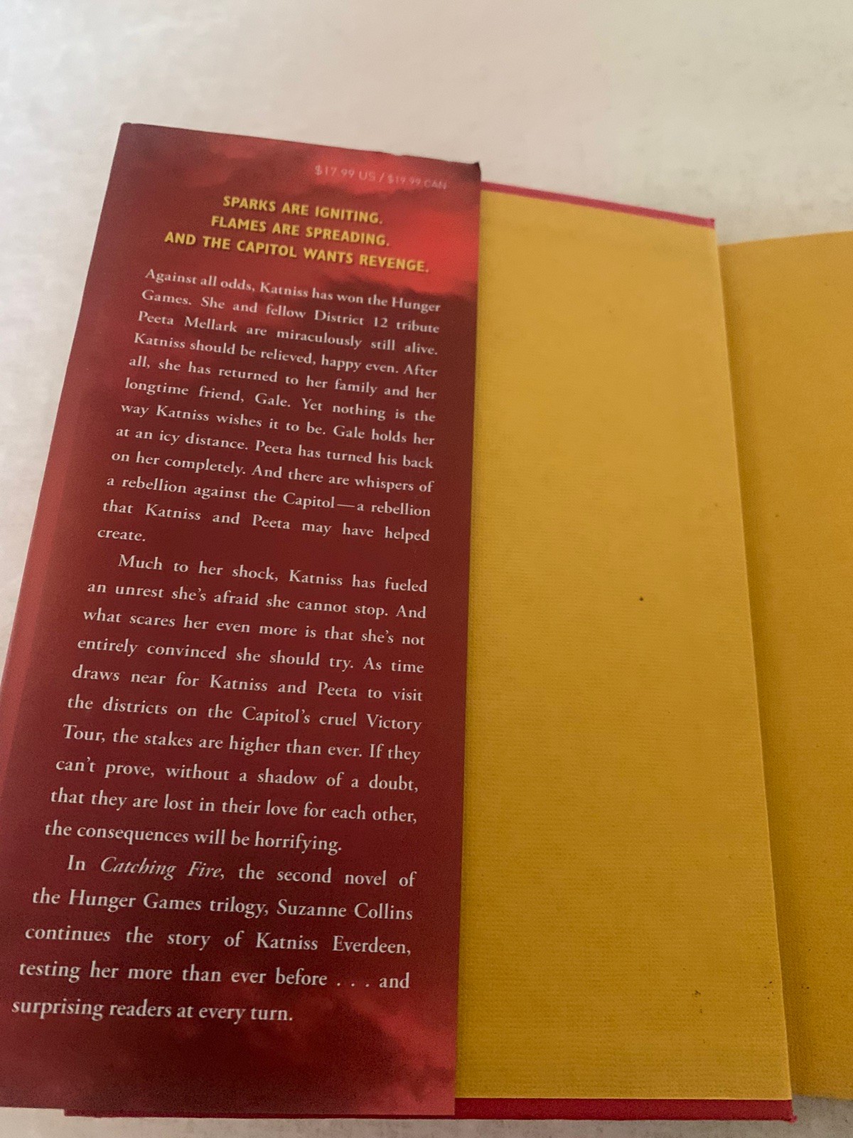 Catching Fire by Suzanne Collins 1st Edition First Printing 2009 HC BJ Excellent