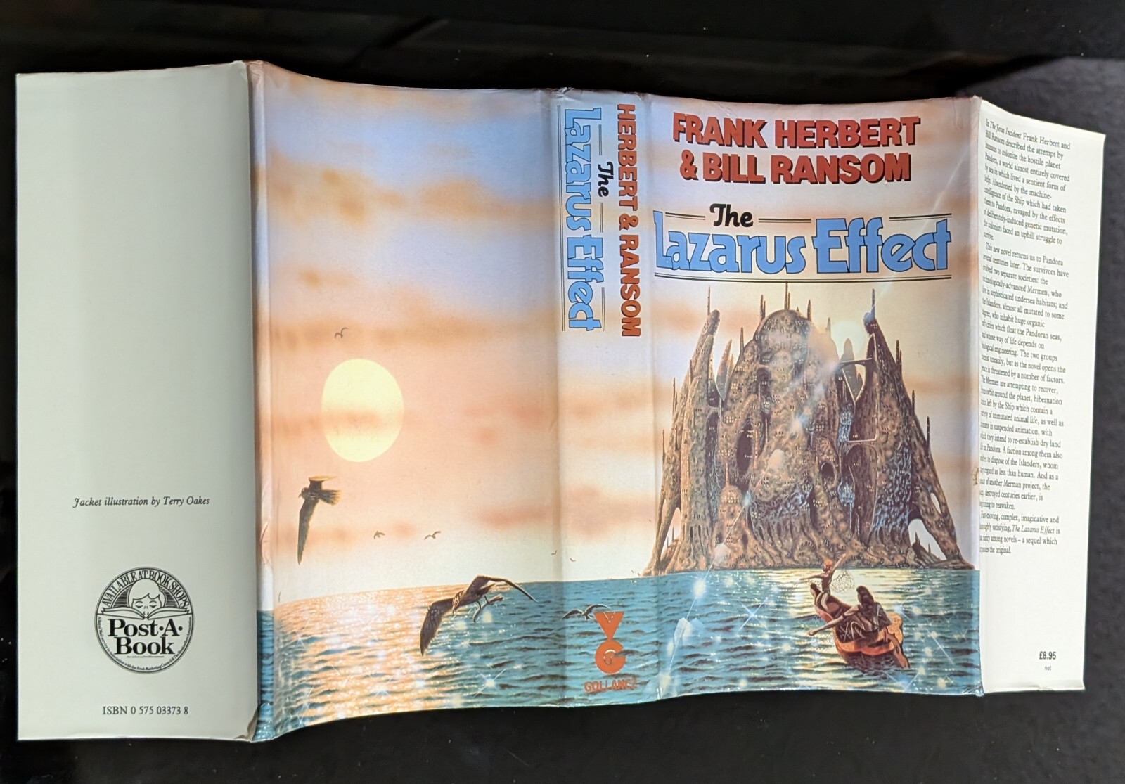 The Lazarus Effect SIGNED AUTOGRAPHED by BOTH Frank Herbert Bill Ransom RARE UK