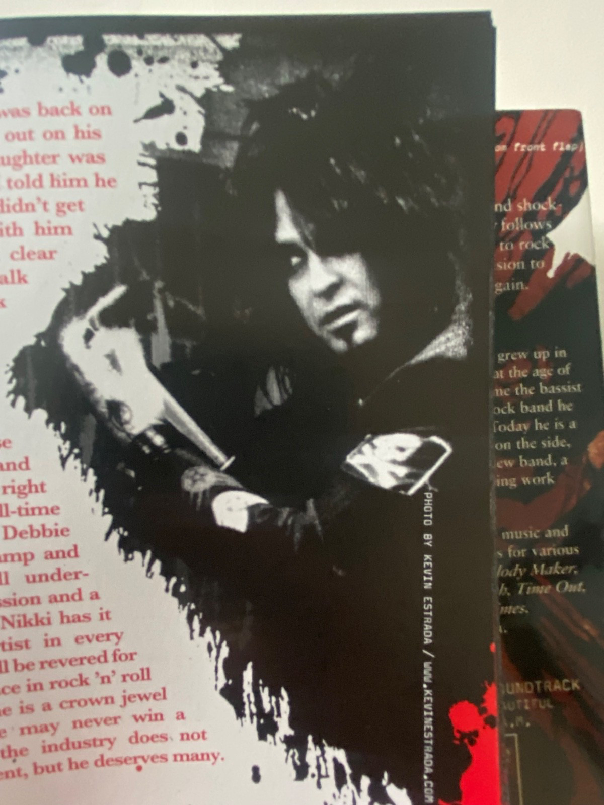 SIGNED Nikki Sixx : The Heroin Diaries 2007 1st Ed / 1st Print HCDJ ~ ACCEPTABLE