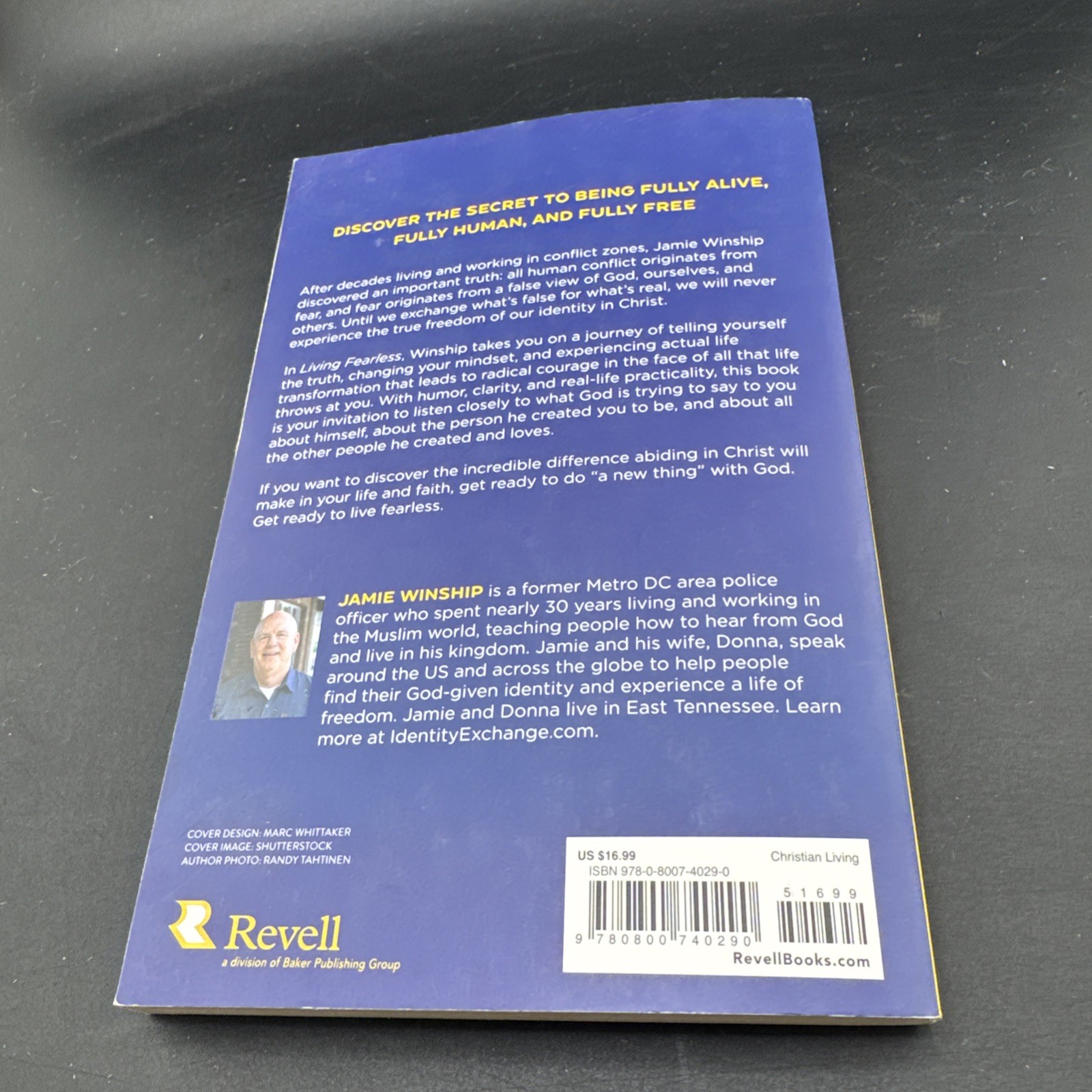 Living Fearless Jamie Winship (2022) Trade Paperback | Christian Growth & Faith