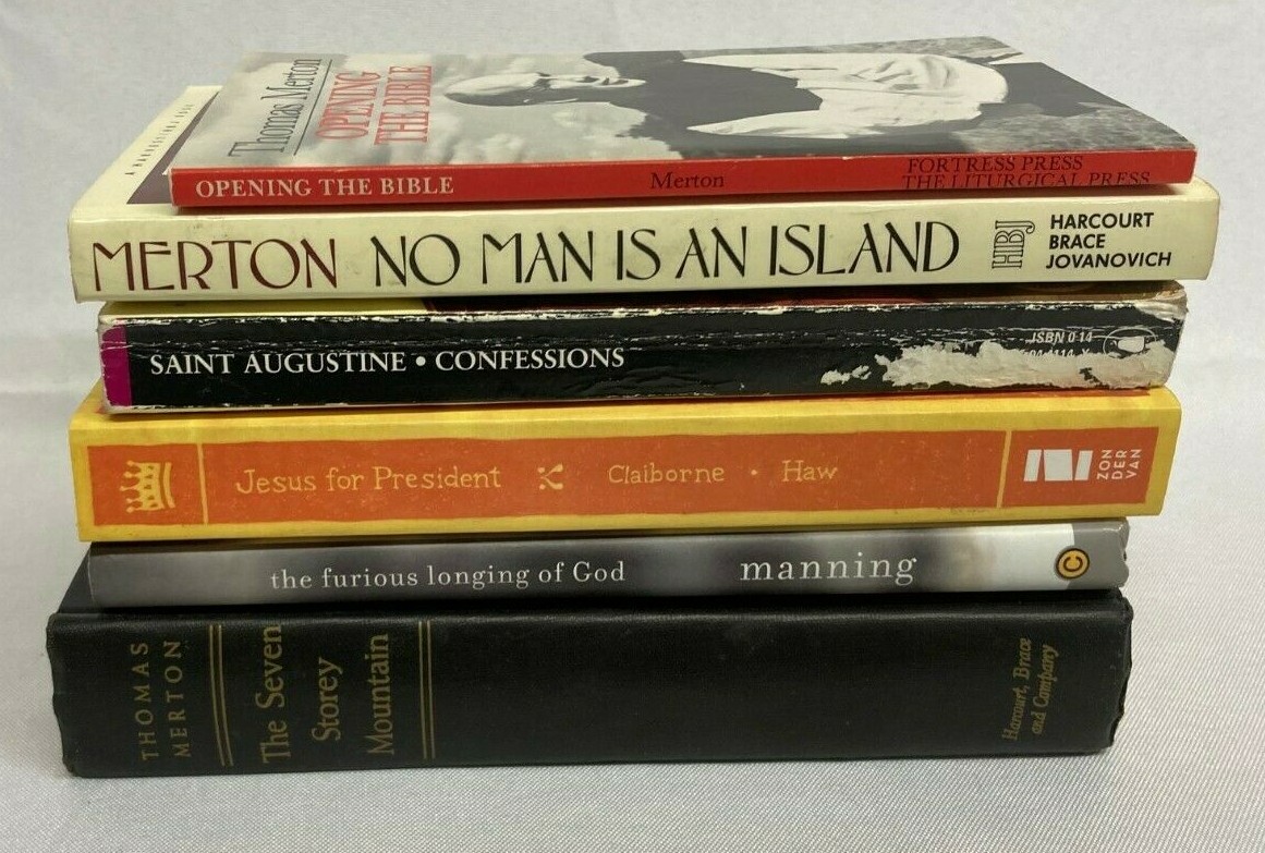 Spiritual Bible Study Book Lot of 6 Thomas Merton