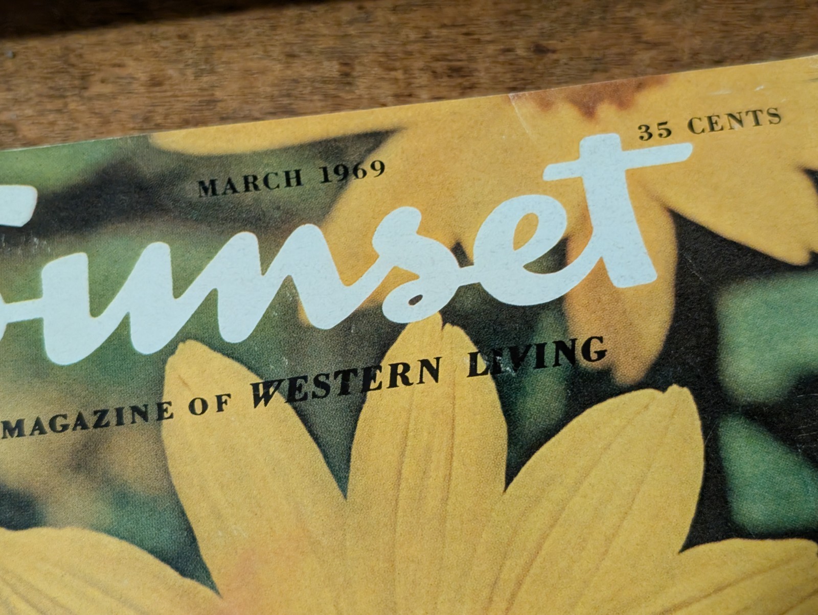 VTG SUNSET Magazine March 1969 Mid Century Western Living Design Advertising