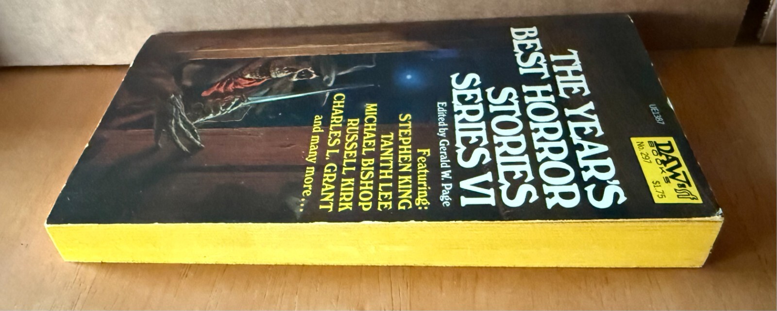 THE YEAR’S BEST HORROR STORIES VI by Gerald W. Page – 1978 DAW 297