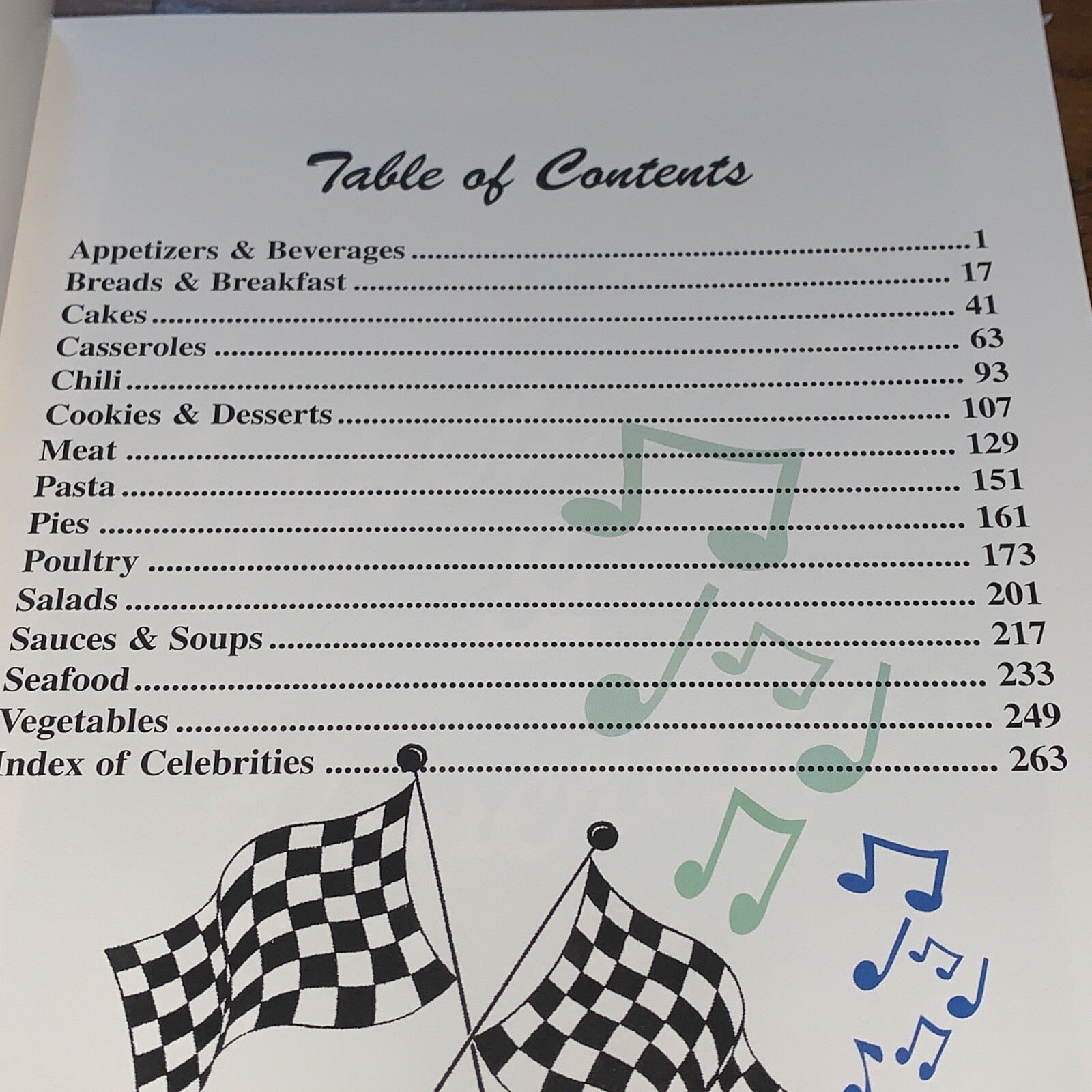 Celebrity Chefs Of Country Music & Motorsports Cookbook Recipe Book 268 Pages 💗