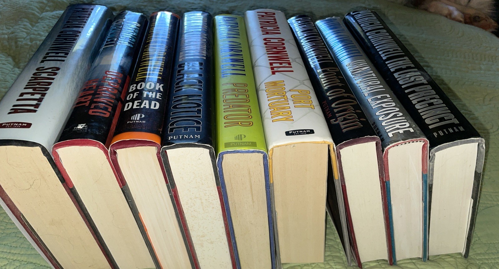 Lot 9 Patricia Cornwell Hardcover Books Kay Scarpetta Series Thriller Crime