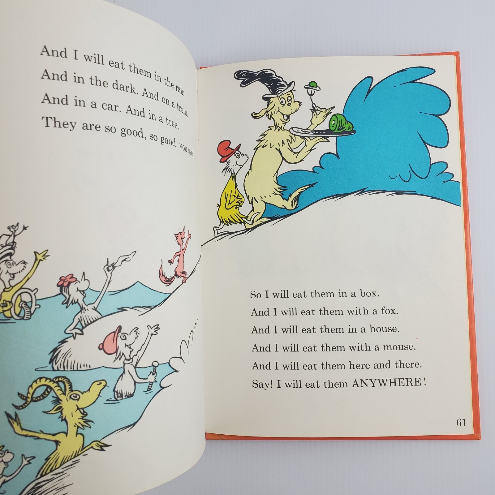 Green Eggs and Ham by Dr Seuss 1960 1st Edition Hardcover