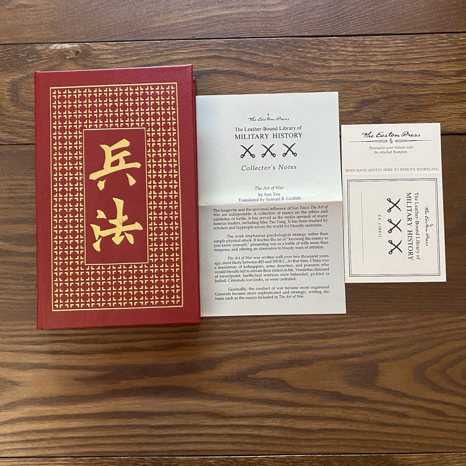 Easton Press The Art of War 1991 Sun Tzu Leather Bound Military History