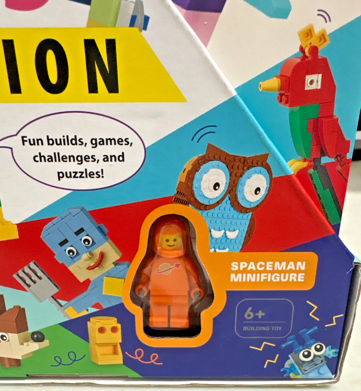 The Lego Ideas and Games 8 Book Collection with Spaceman Minifigure