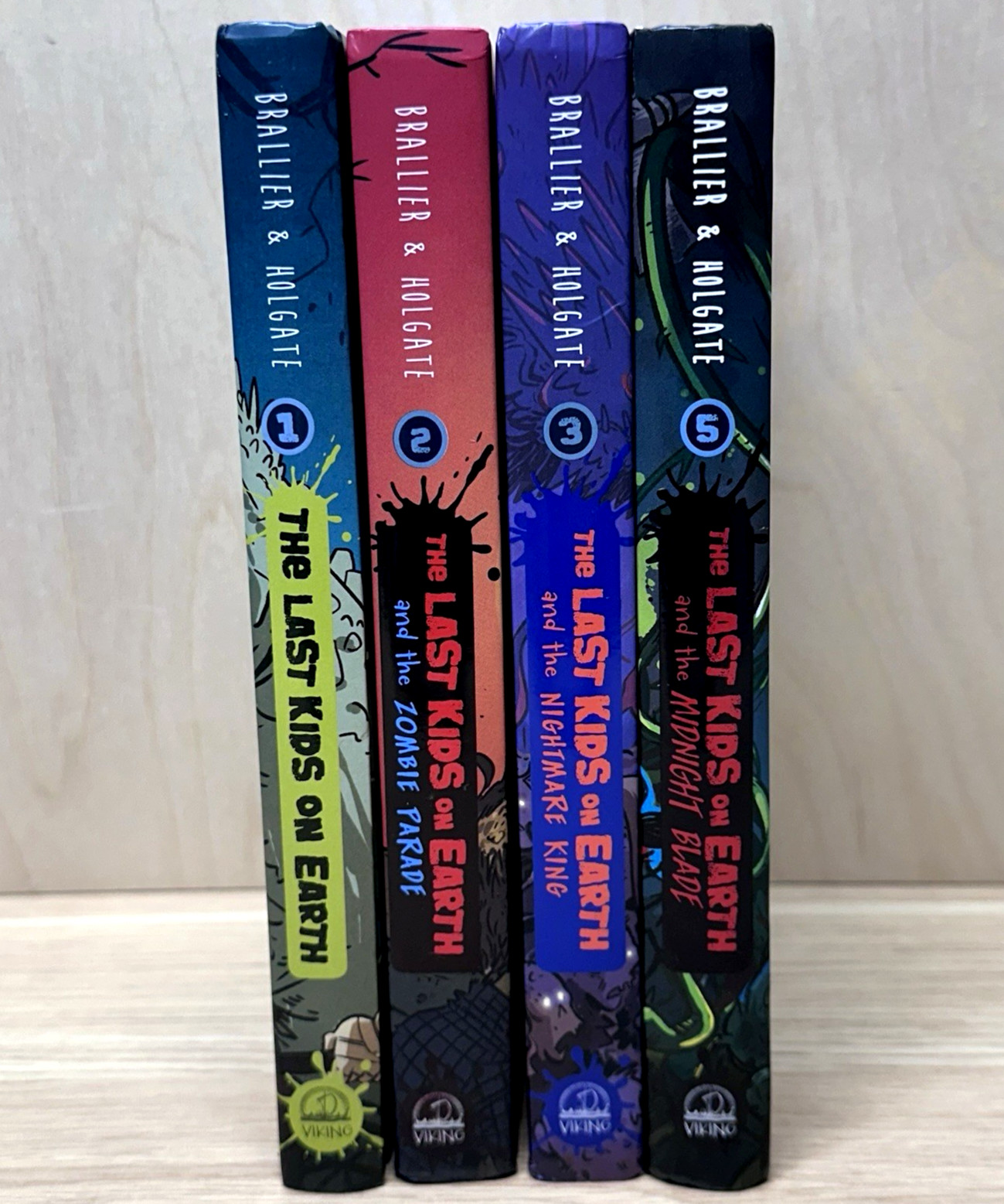 The Last Kids on Earth Lot 4 Books Hardcover Max Brallier Netflix Series Set