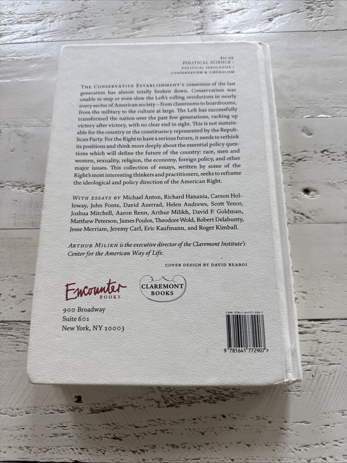 Up From Conservatism Arthur Milikh 2023 Claremont Encounter Books w/ Letter