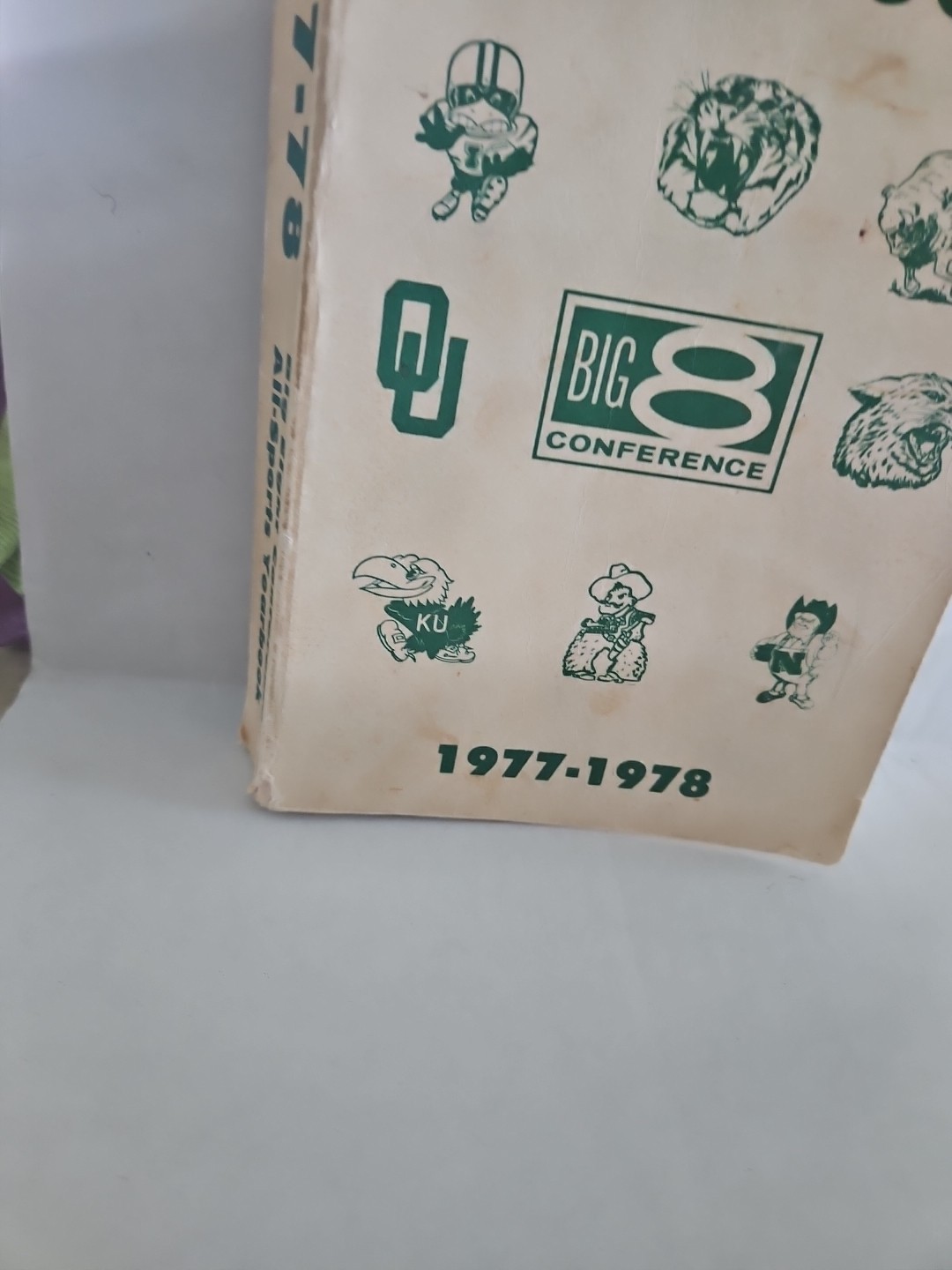 Big 8 Conference All-Sports Yearbook 1977-78 734 Pages See Pics For Flaws