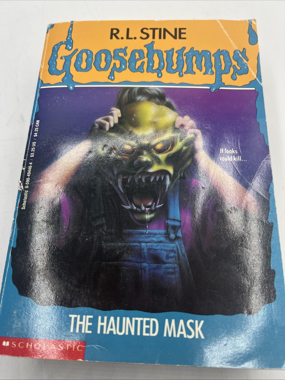 Lot of 4 Scholastic Goosebumps Paperback Books # 1,4,9,11 Parachute Press Vtg