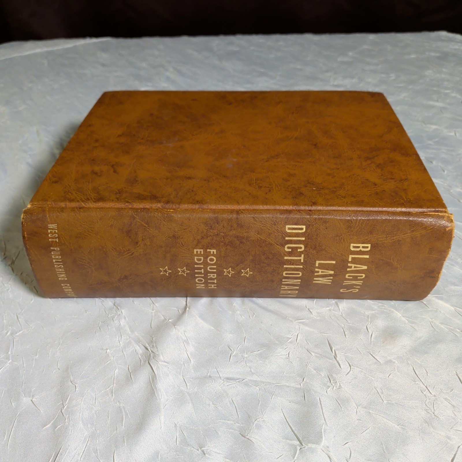 Black’s Law Dictionary Fourth Edition 4th West Publishing Company 1951 Hardcover