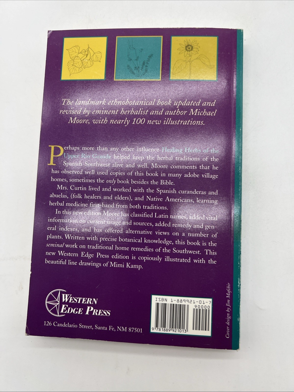 Healing Herbs of the Upper Rio Grand, L.S.M. Curtain, Michael Moore 1997, PB VG
