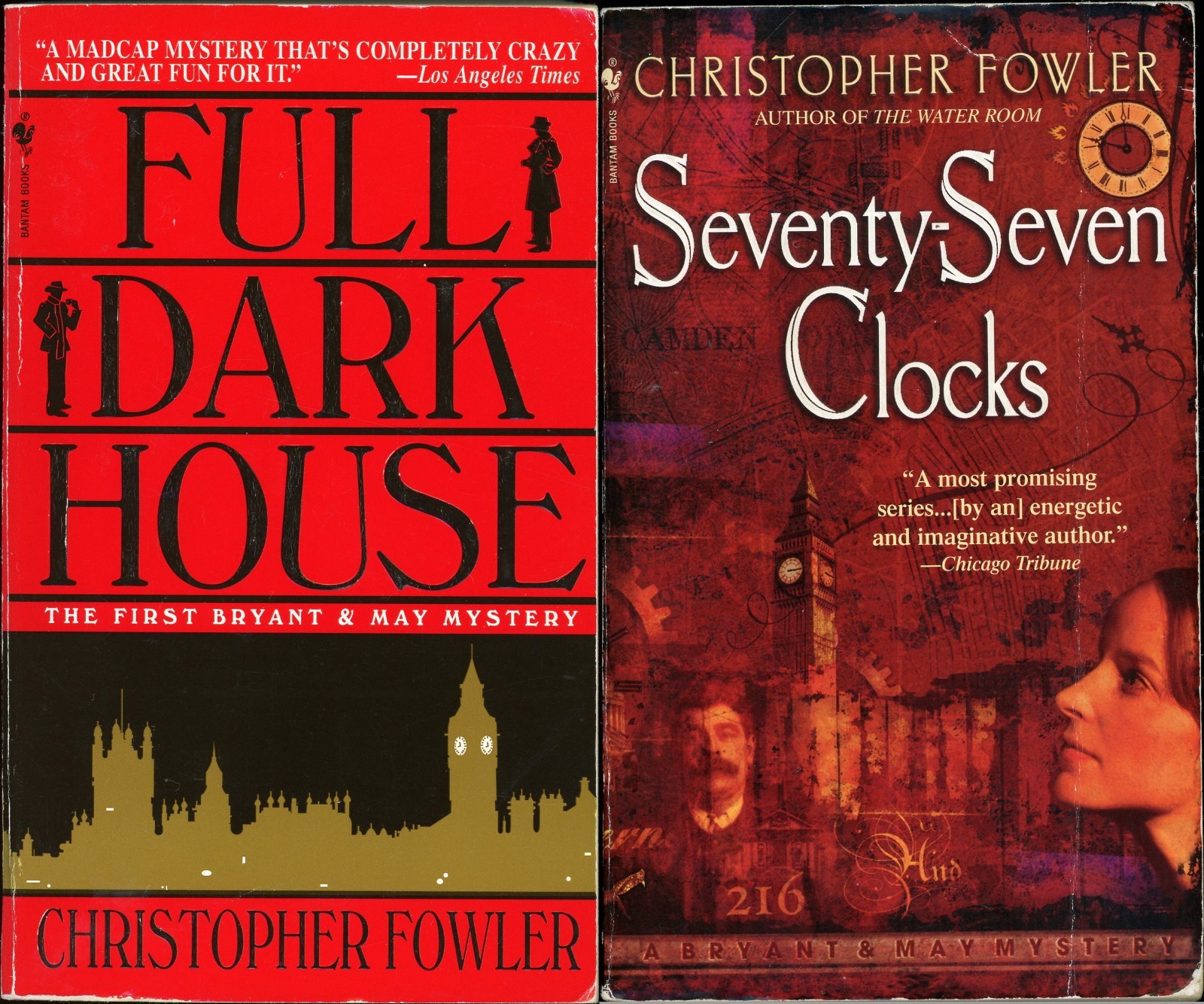 Bryant and May London Crime Thriller Lot of 2 Paperback by Christopher Fowler