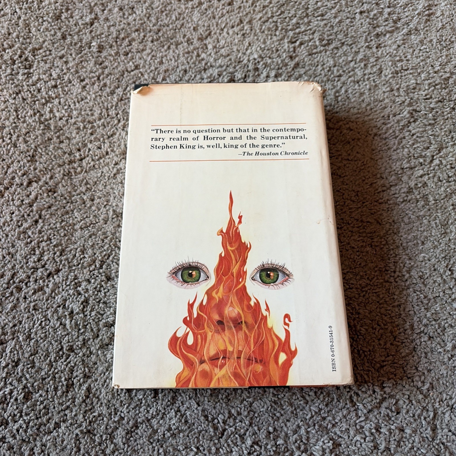 Firestarter Stephen King First Edition HCDJ 1980 Viking Press $13.95 DJ