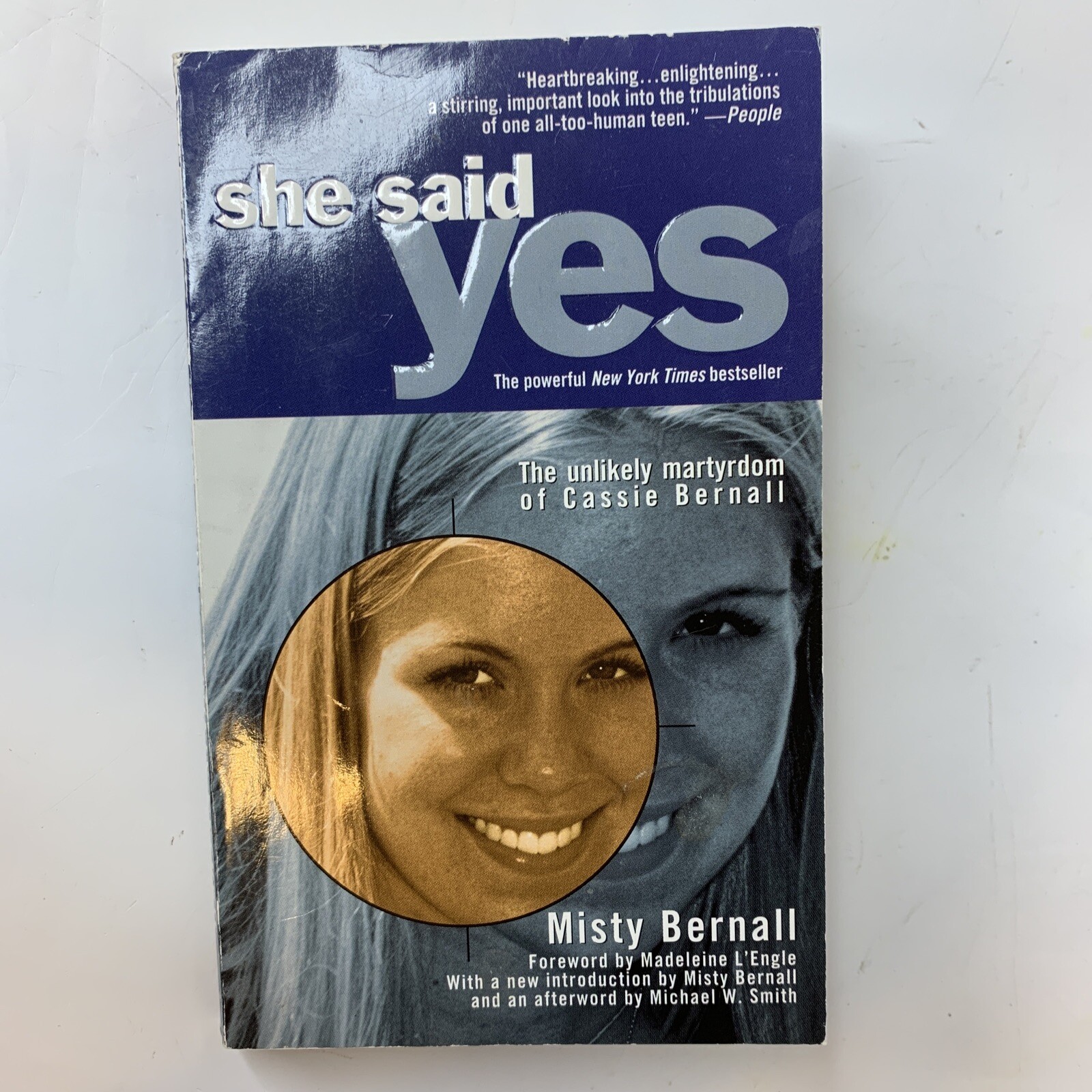 SHE SAID YES by Misty Bernall paperback book FREE SHIPPING Christian columbine