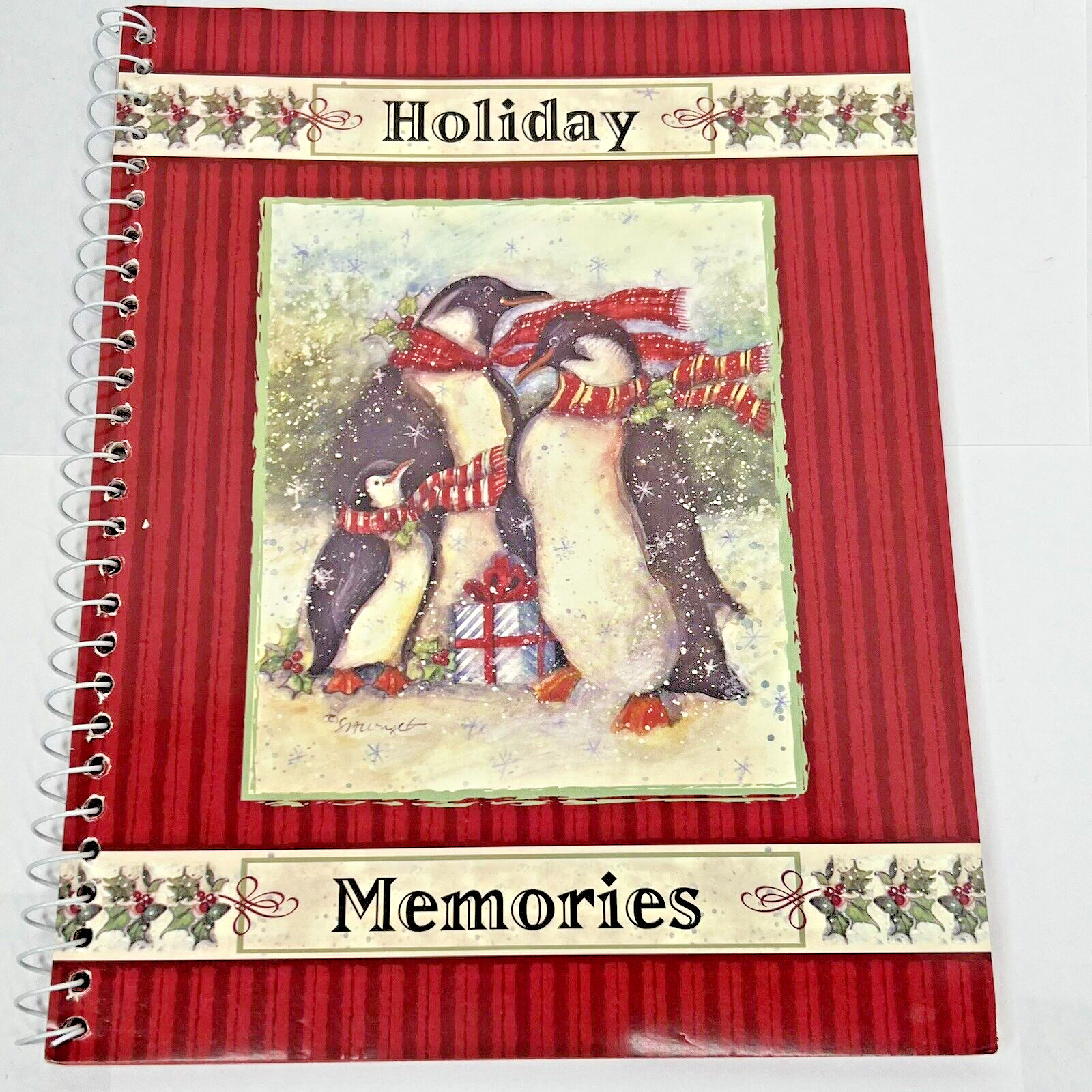 Holiday Memories Christmas Planner Organizer NEW Pockets 7 Years Card List
